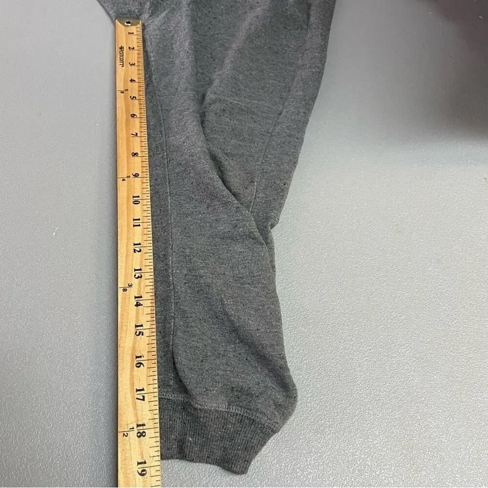 Alo gray cropped joggers sweat pants size Small Petite
